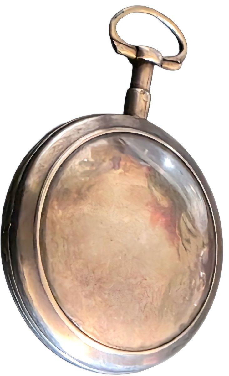 18th Century Silver Cock Gousset Watch By Antoine Vernédé A Montauban-photo-8