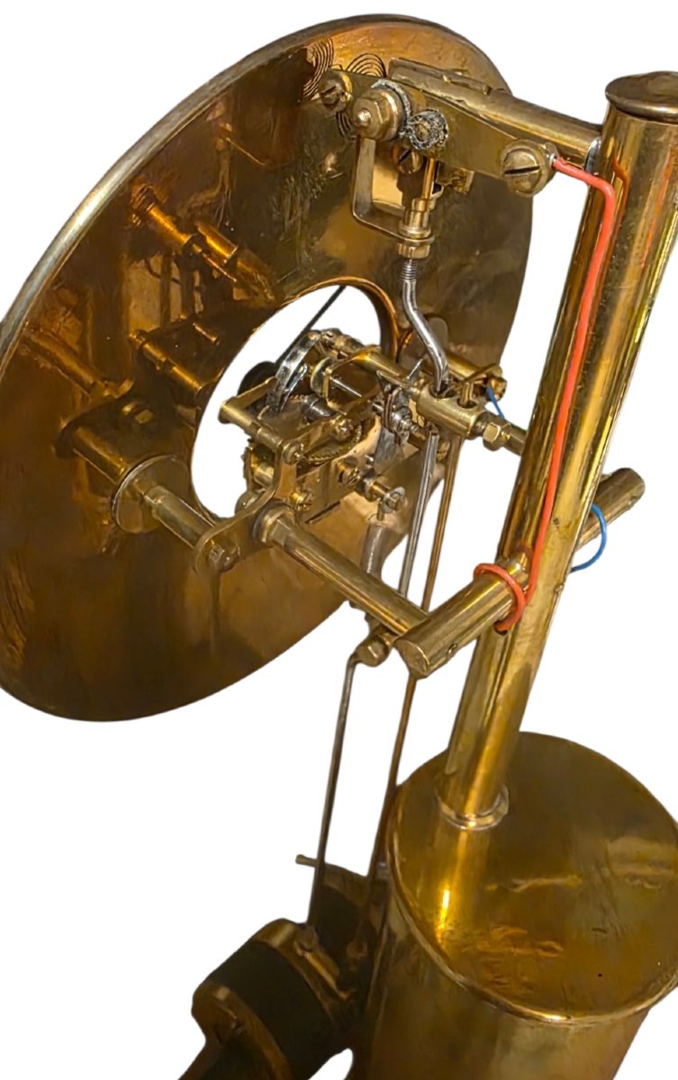  Electric Skeleton Clock Bulle Clock Circa 1920-photo-3
