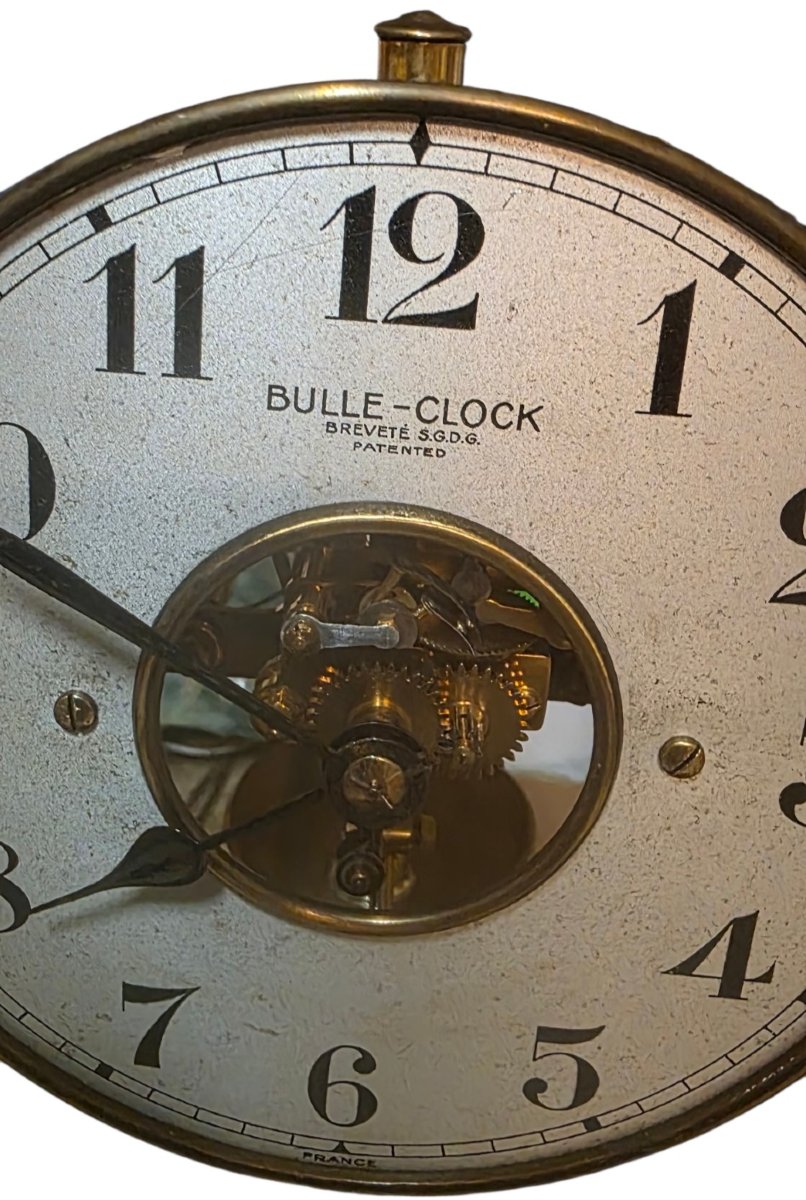  Electric Skeleton Clock Bulle Clock Circa 1920-photo-4