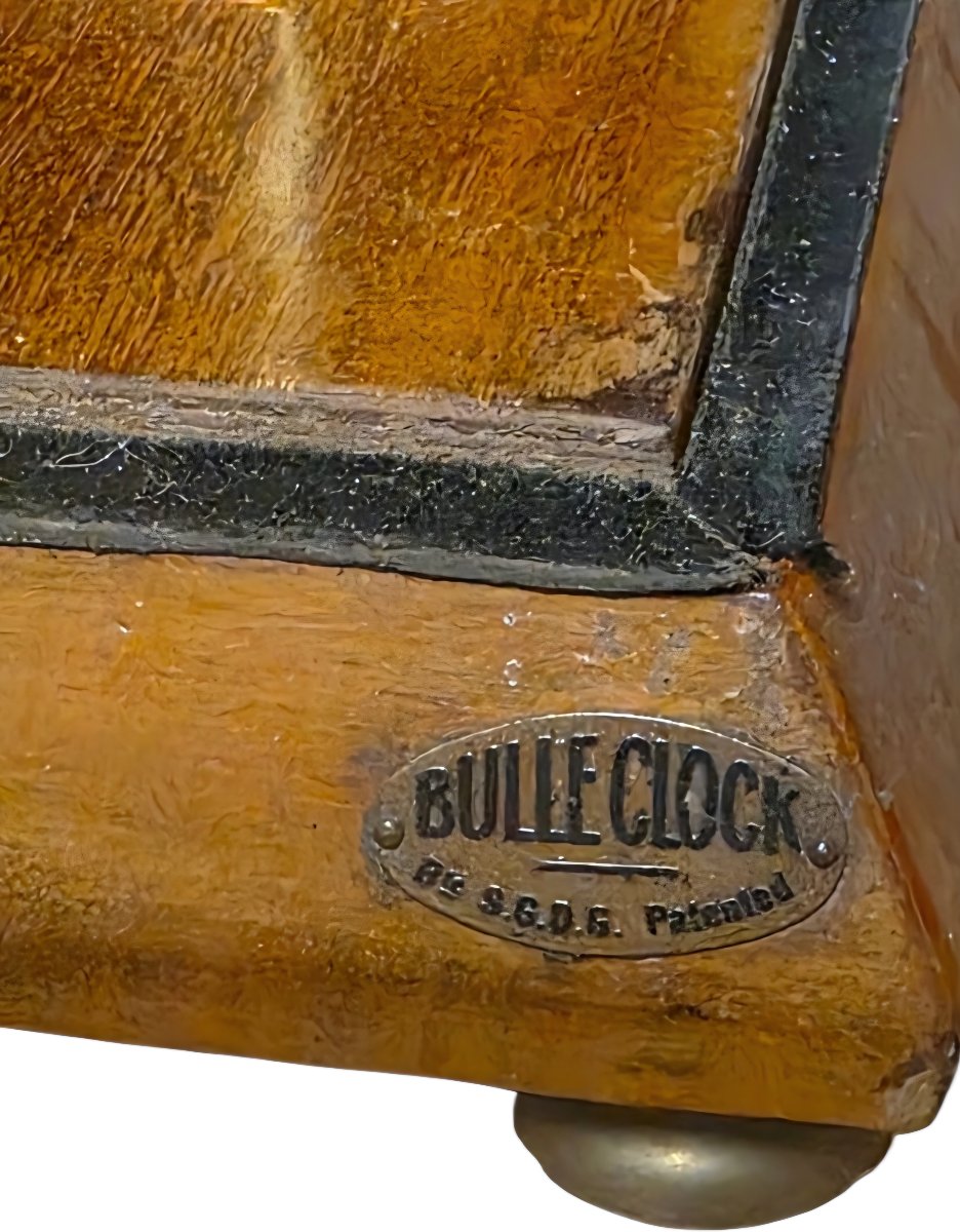  Electric Skeleton Clock Bulle Clock Circa 1920-photo-2