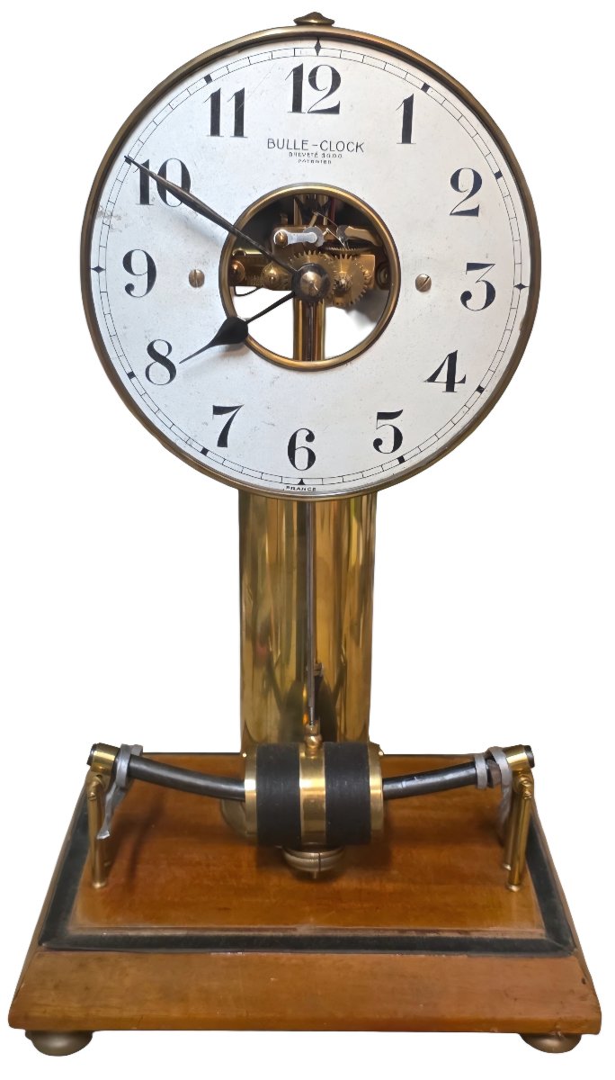  Electric Skeleton Clock Bulle Clock Circa 1920-photo-4