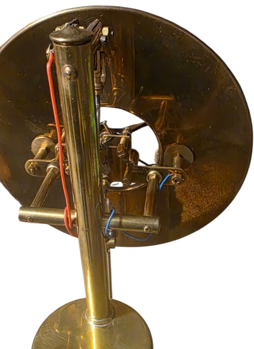  Electric Skeleton Clock Bulle Clock Circa 1920-photo-5