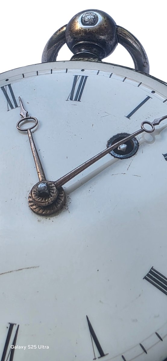 18th Century Gold Hand Silver Cock Gousset Watch-photo-2