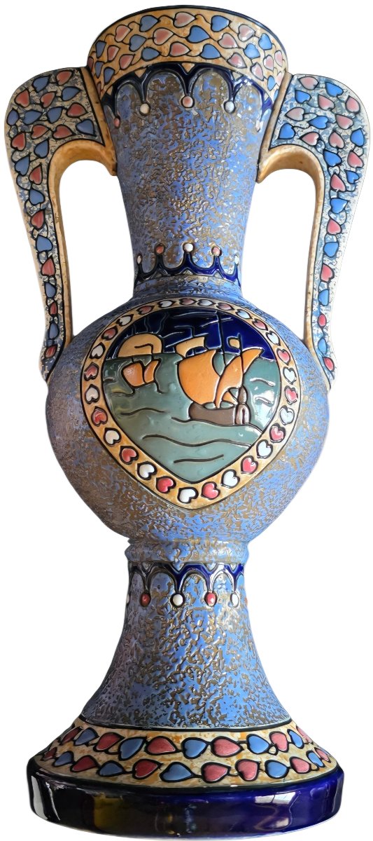 Vase amphora circa 1920 art déco -photo-3