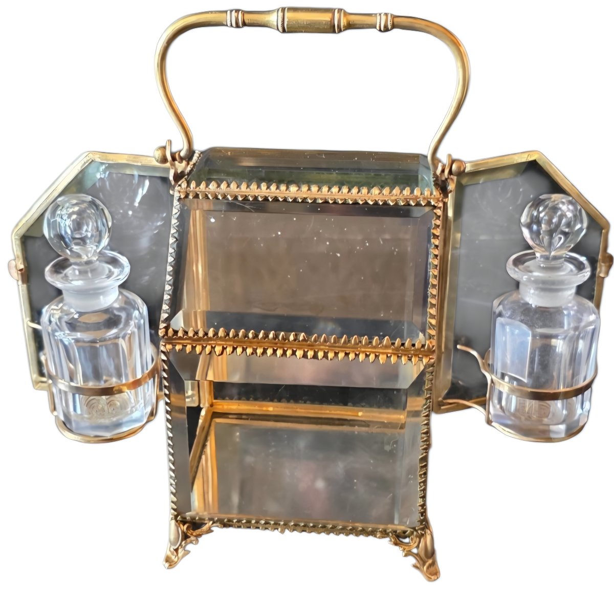 Napoleon III 19th Century Perfume Cellar Set-photo-3