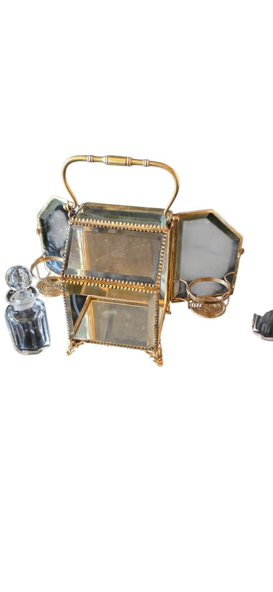 Napoleon III 19th Century Perfume Cellar Set-photo-4