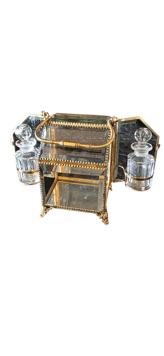 Napoleon III 19th Century Perfume Cellar Set-photo-3