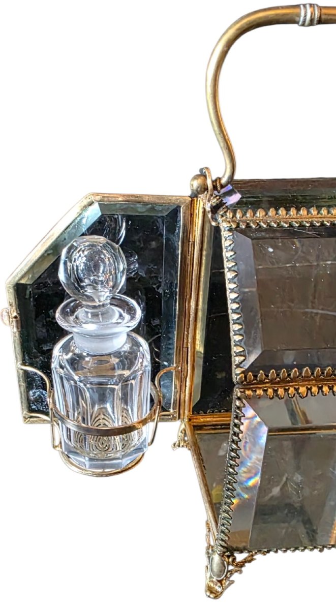 Napoleon III 19th Century Perfume Cellar Set-photo-6