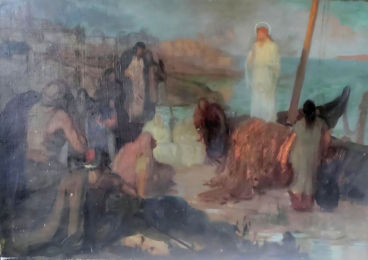 German Taibo Gonzalez: Jesus' Prayer On The Sea Of Galilee In The City Of Capernaum, Israel-photo-6