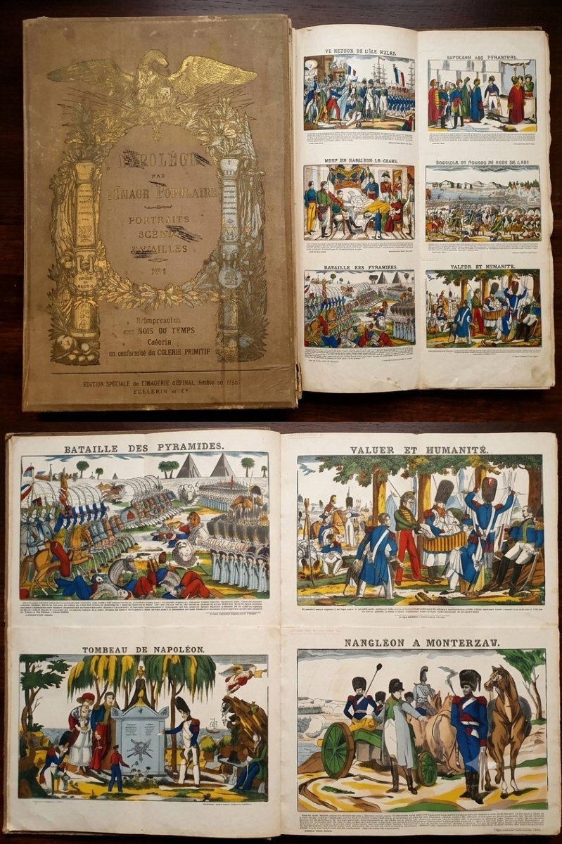 Album complet Napoléon par l'Image Populaire  Imagerie d'Épinal Pellerin 
