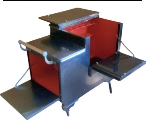 Uam Modernist Art Deco Rolling Bar Cart, Circa 1930