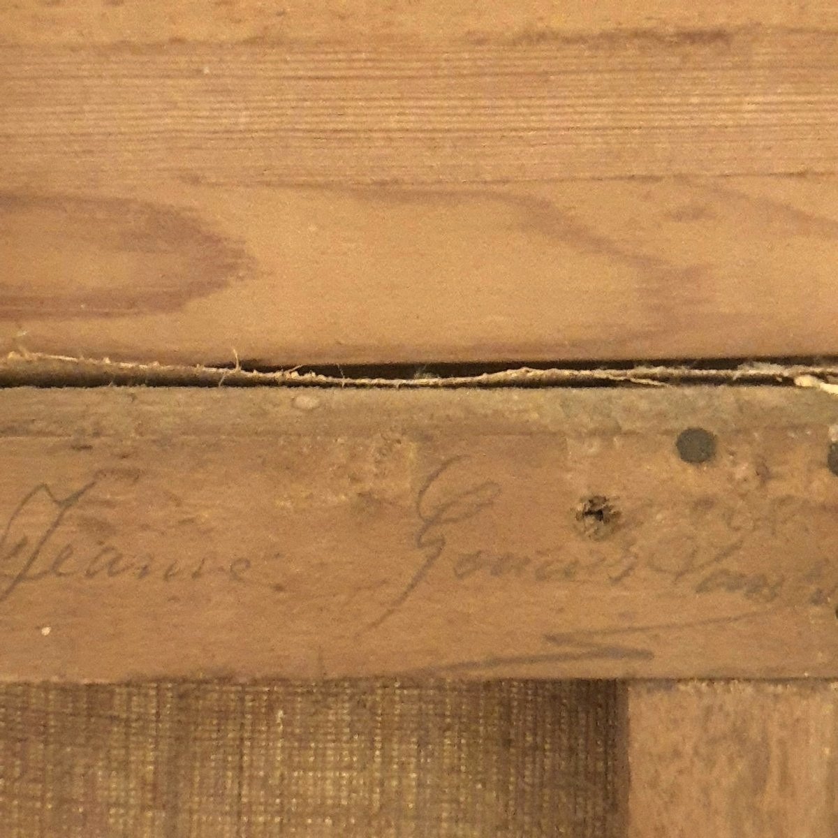 Tableau ancien XIXe siècle Scène de l'époque Napoléonienne Huile sur toile-photo-4
