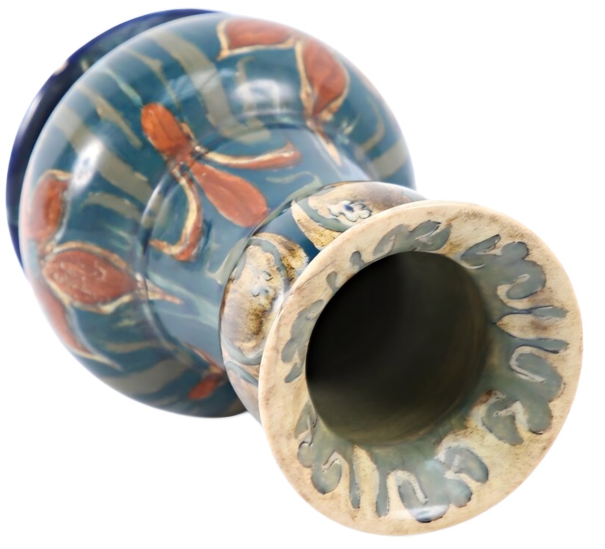 Vase Art Nouveau Rozenburg Den Haag Hollande Circa 1900-photo-2