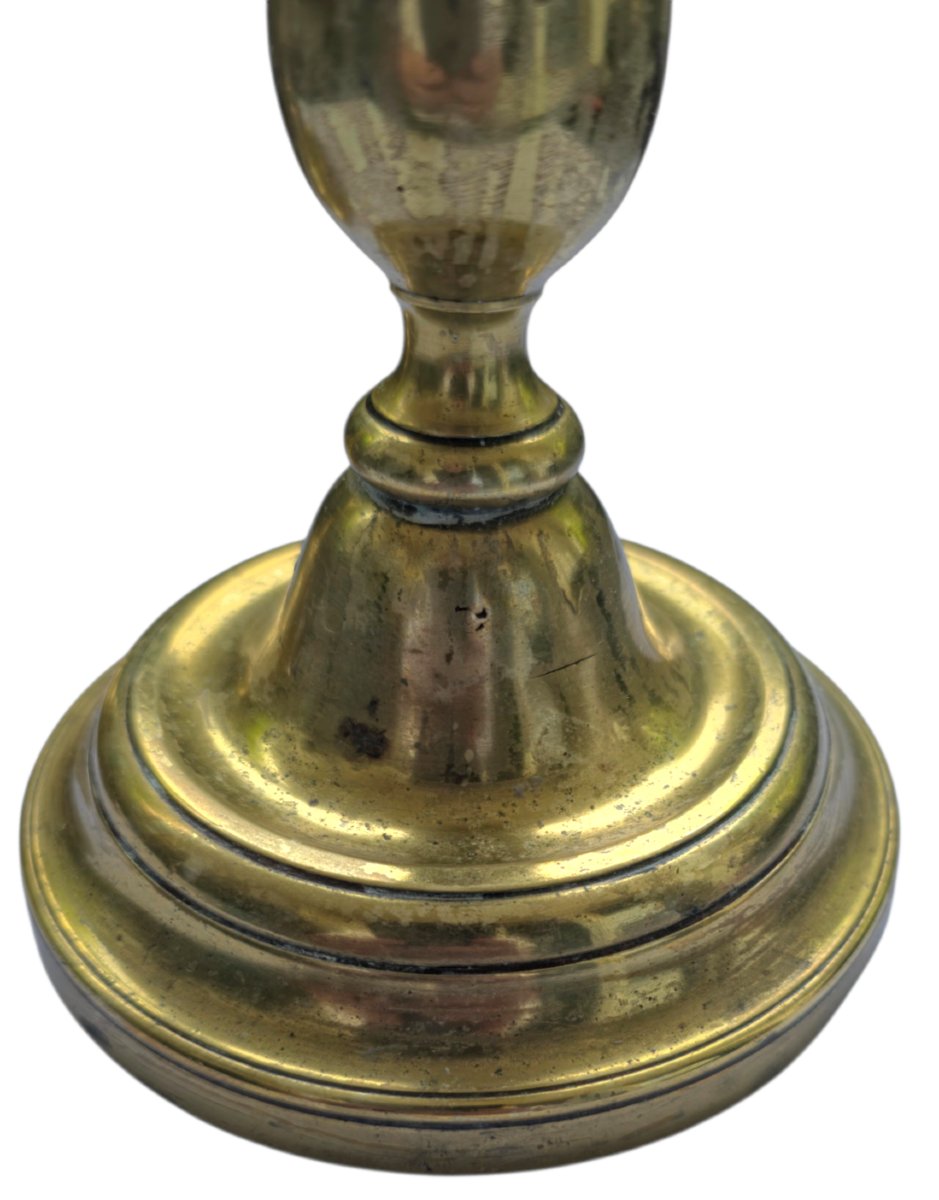 Pair Of 18th-century Candelabra Candleholders -photo-2