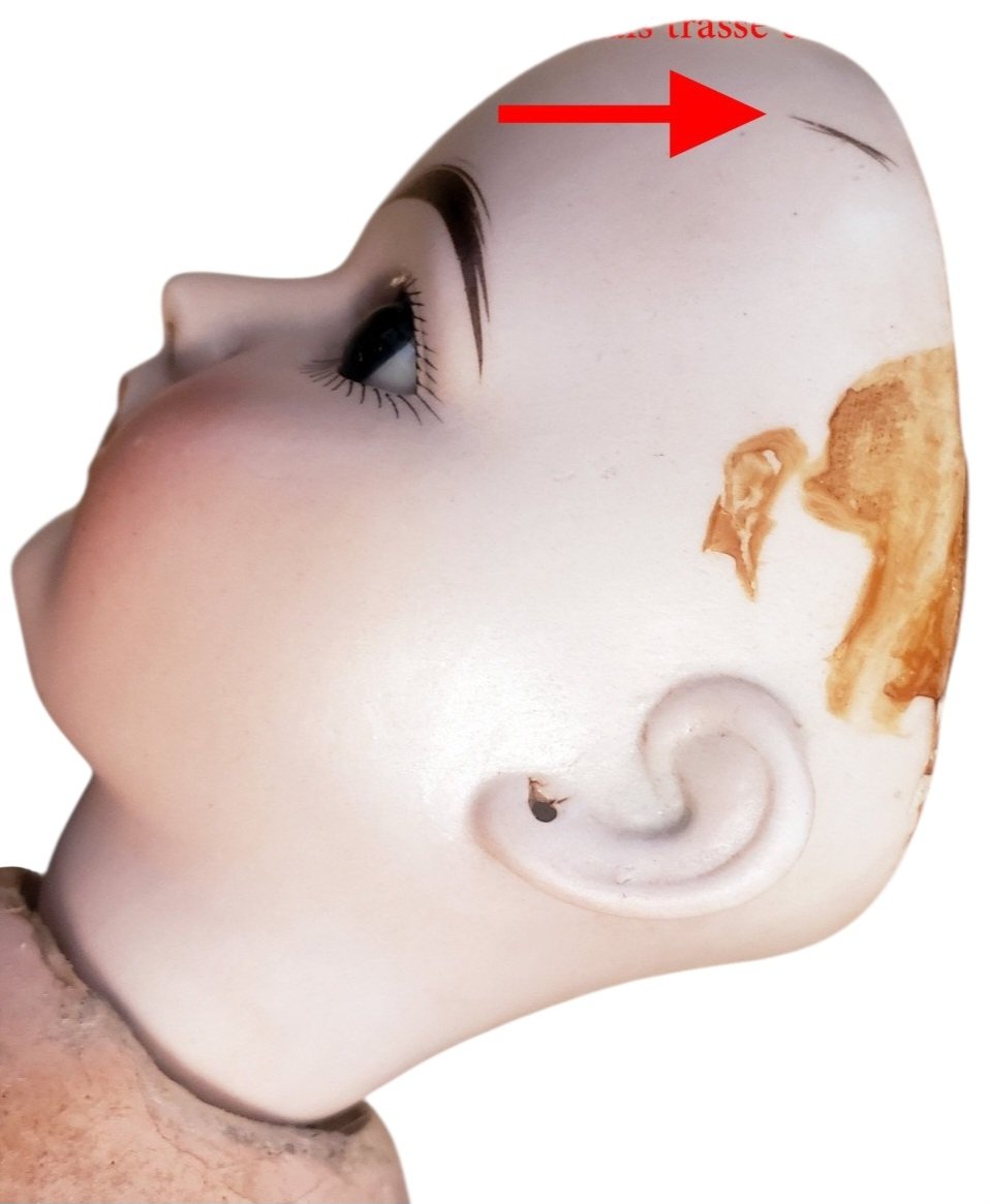 Mechanical Porcelain "jumeau" Doll With An Open Mouth, Wearing Period Clothing -photo-3