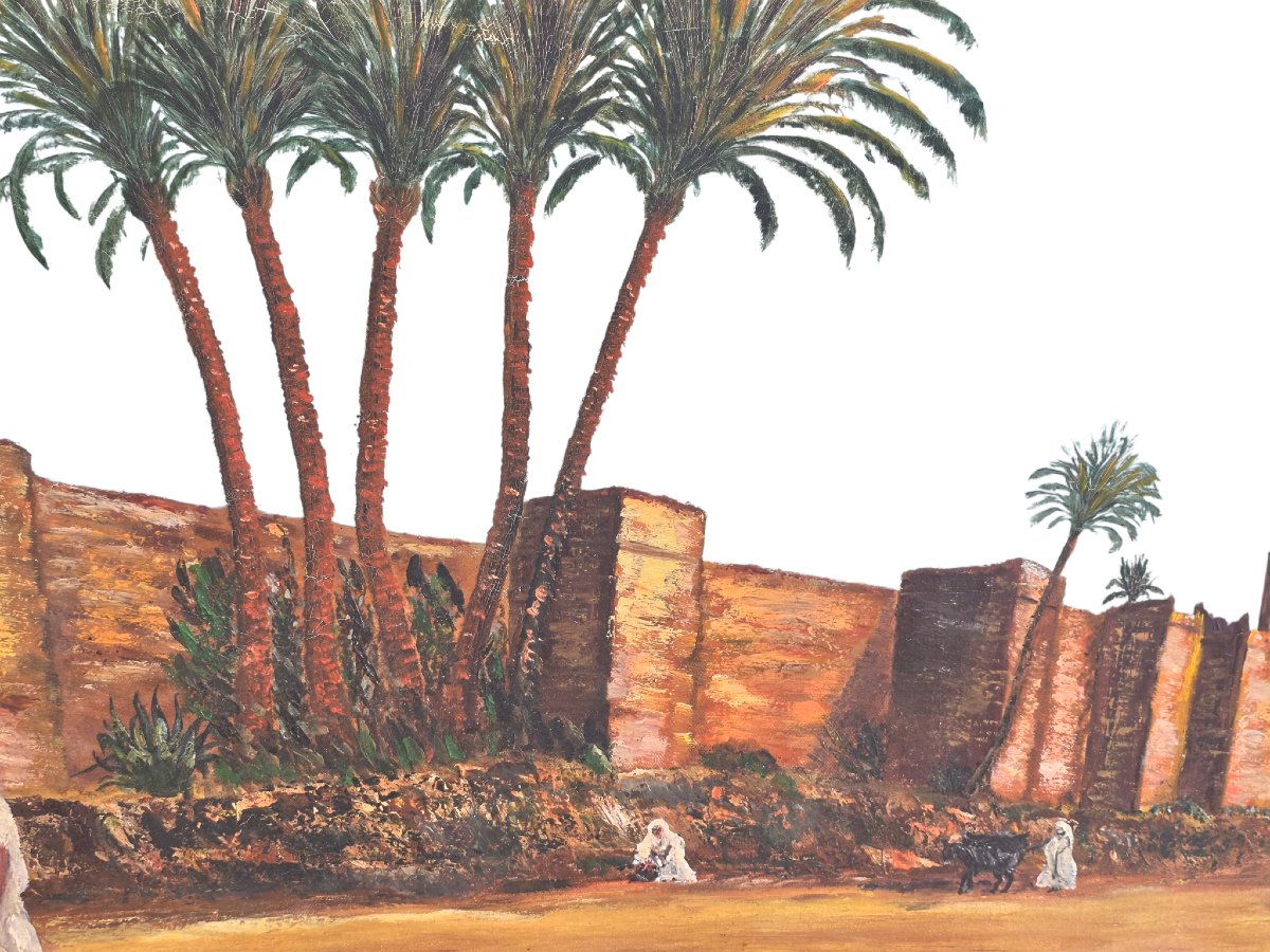 Oil On Canvas, Signed Gerbois Circa 1936-photo-2