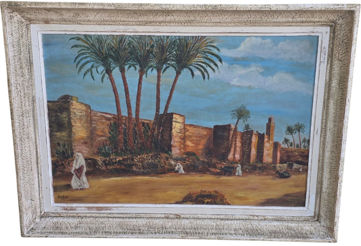 Oil On Canvas, Signed Gerbois Circa 1936