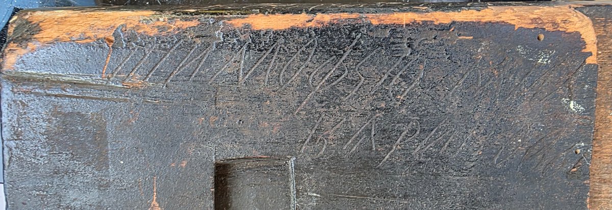 Icône russe ancienne sur bois Christ en Majesté et Saints 36 x 26 cm ​ ​authentique-photo-4