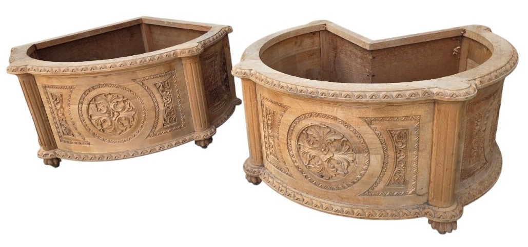 Christopher Guy: A Monumental Pair Of Numbered Orangery Planters  