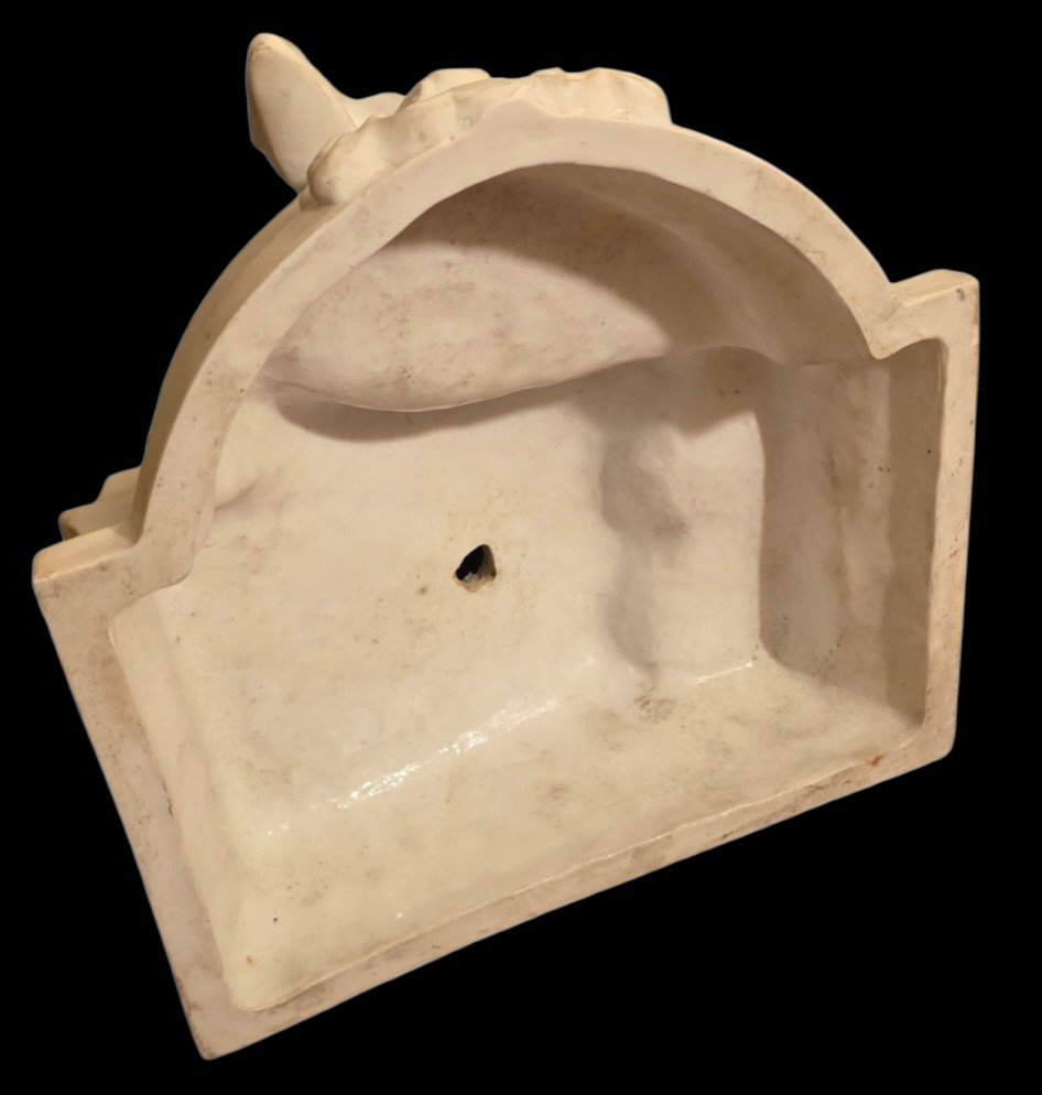   Antique Parian Porcelain Biscuit Sculpture Of Cinderella By Auguste Moreau, Stamped "paris"  -photo-5