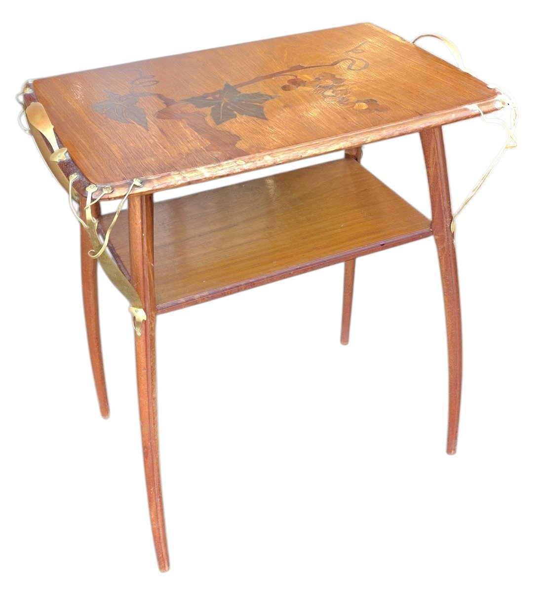 Table volante Art Nouveau par Léon BÉNOUVILLE 1860 1909 avec signature circa 1900 ​