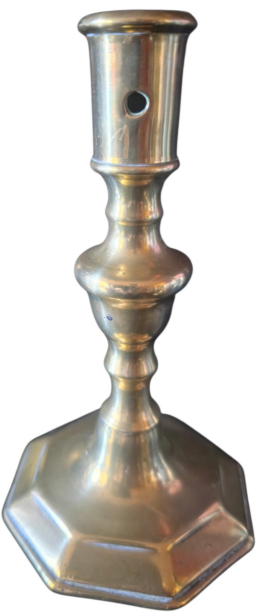 Set Of 4 17th-century Bronze Candlesticks  Louis XIV Period  -photo-2
