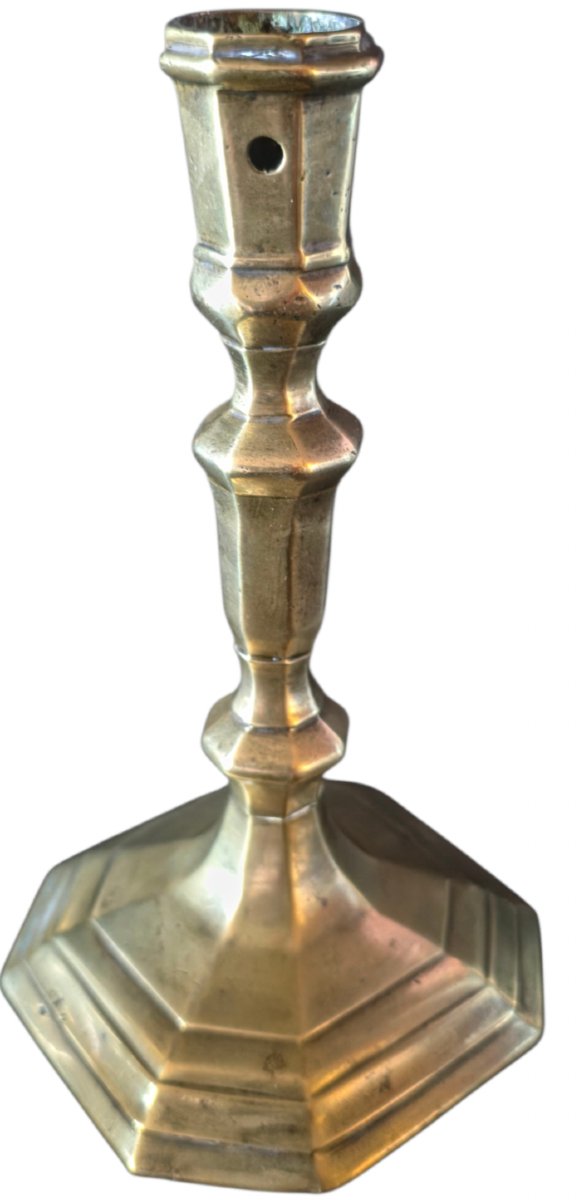  Set Of 4 17th-century Bronze Candlesticks  Louis XIV Period  -photo-3