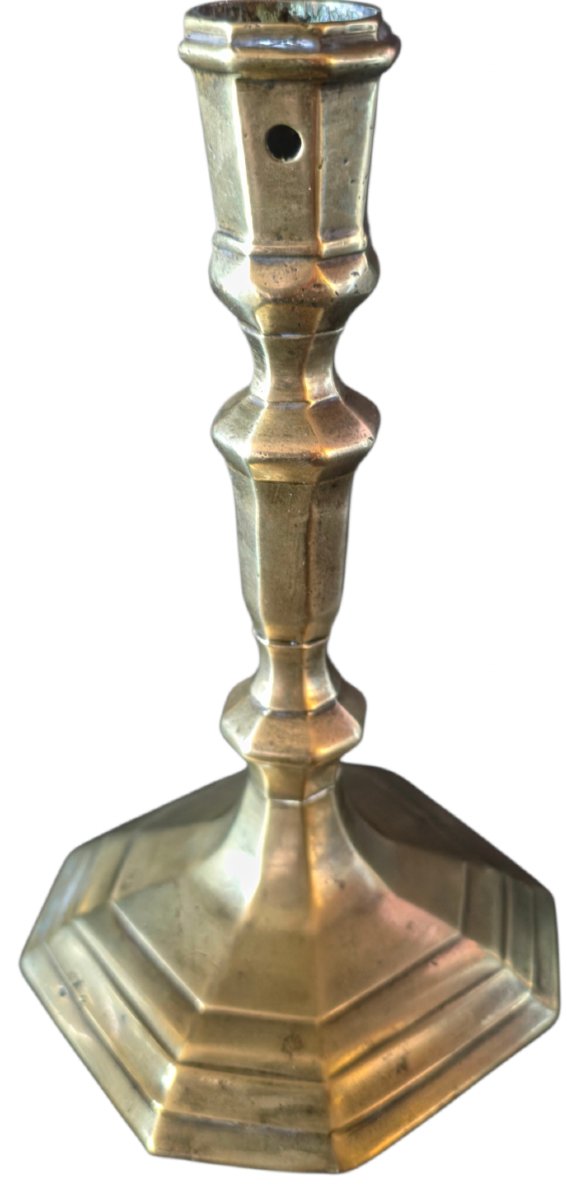  Set Of 4 17th-century Bronze Candlesticks  Louis XIV Period  -photo-3