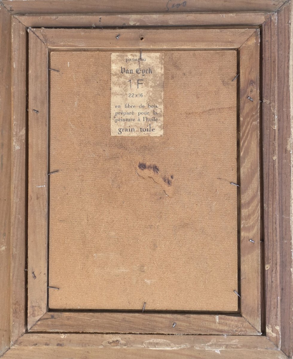  Tableau de J. Vackeret Vue de Montmartre Paris école de Paris  -photo-4