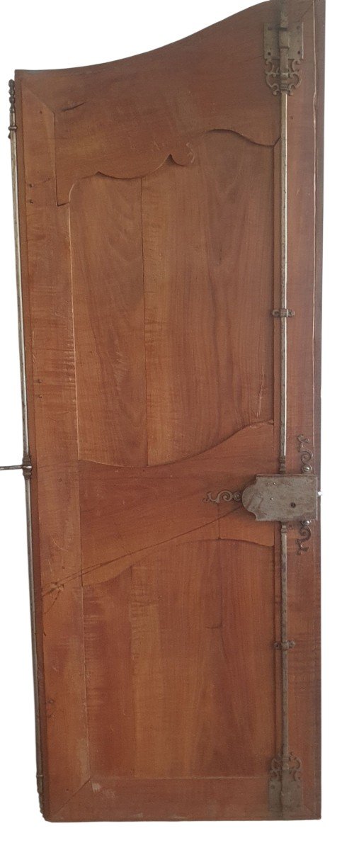  Monumentale Armoire de Mariage Régionale Cerisier d’Époque XVIIIe Provenance Gironde 800E-photo-4