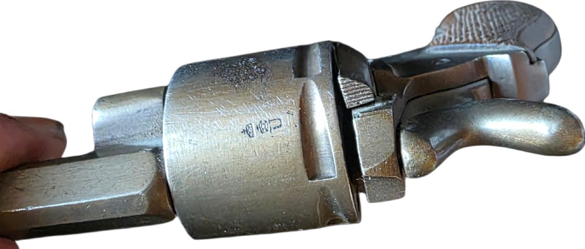 Revolver d'autodéfense de poche de fabrication liégeoise Belgique époque XIXᵉ siècle ELG -photo-4