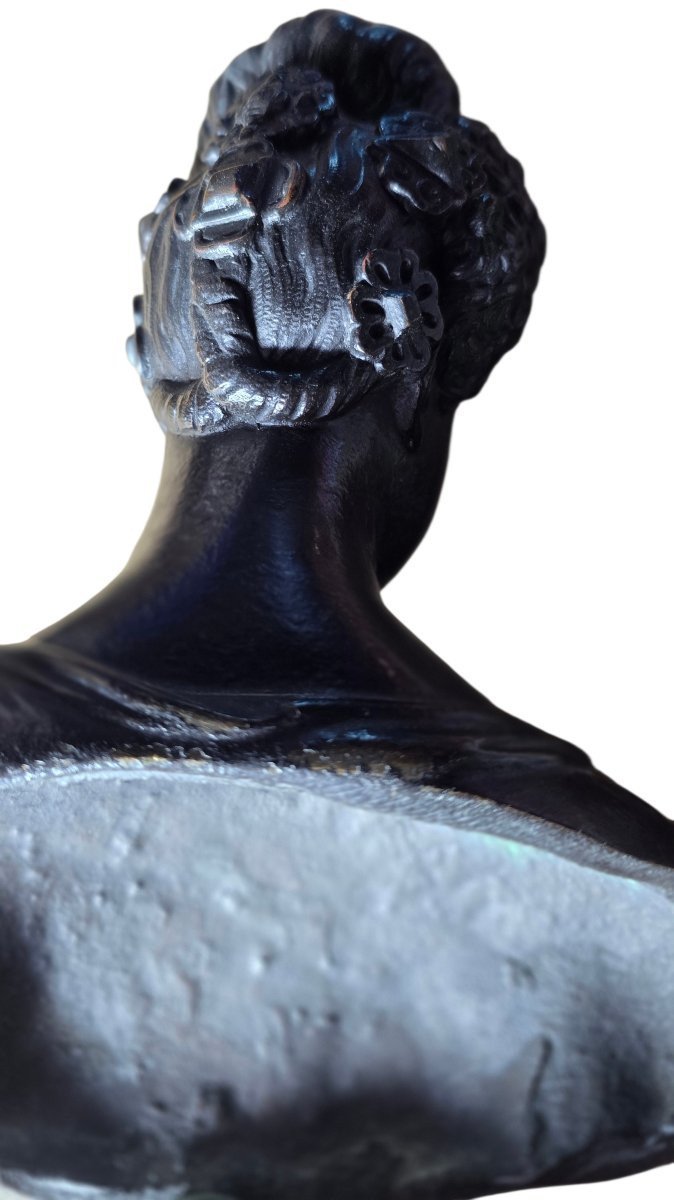  A Rare Pair Of Bronze Busts Of Henry IV And Marie De' Medici, 18th Century -photo-5
