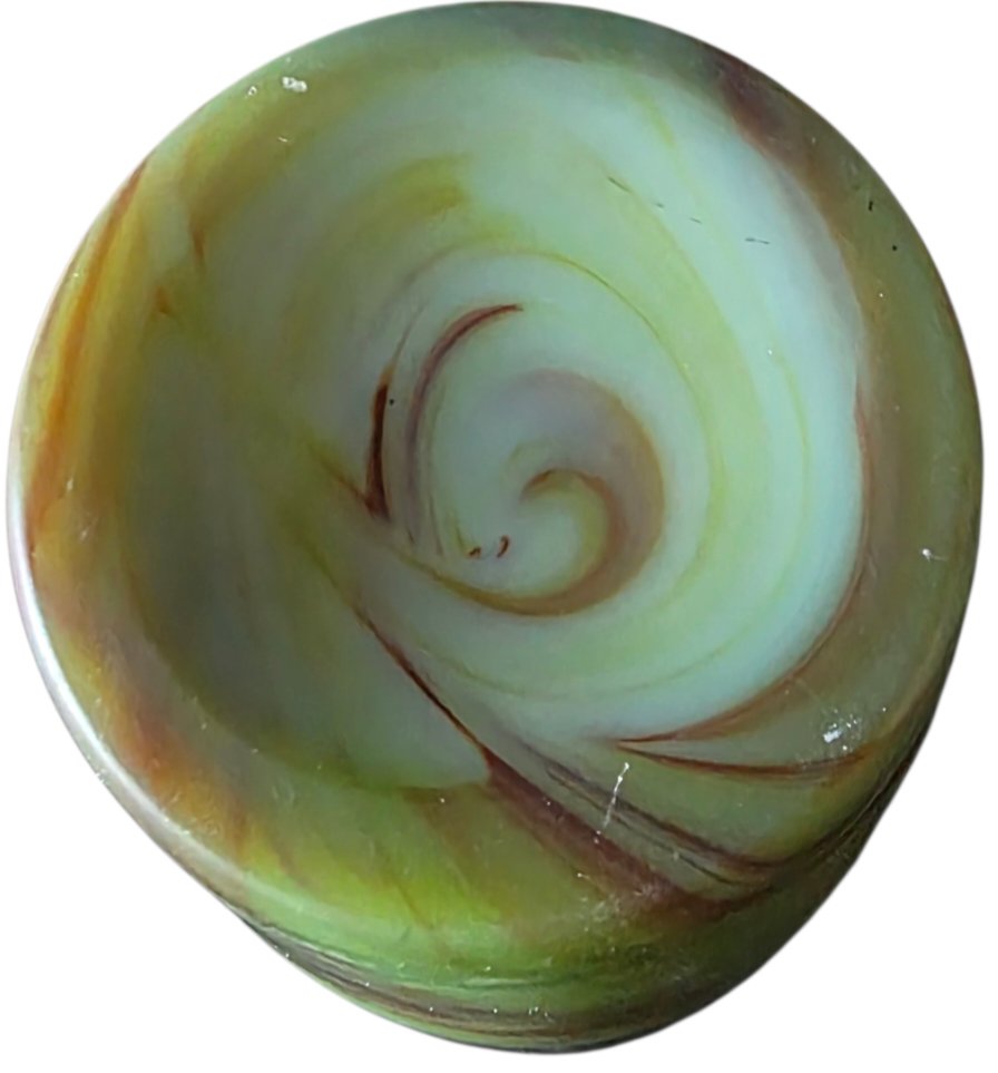    Antique Opaline Marbled Glass Vase, Verrerie De Sèvres, Circa 1900. A Superb Vase-photo-4