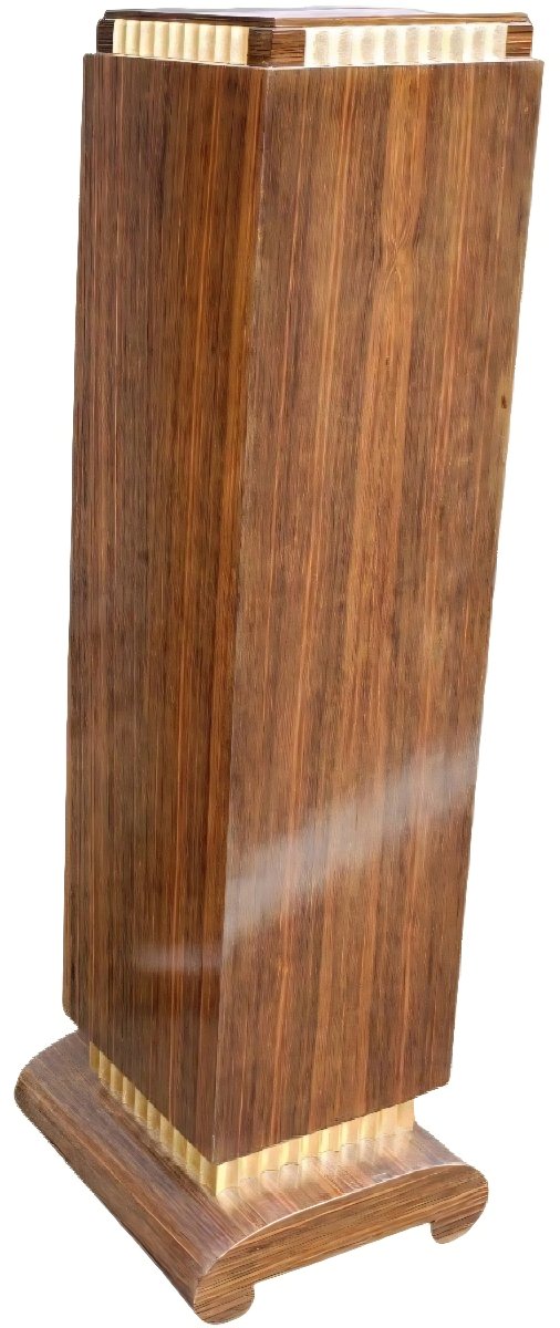  An Elegant Art Deco-style Display Case From Around 1930, In The Ruhlmann Style 