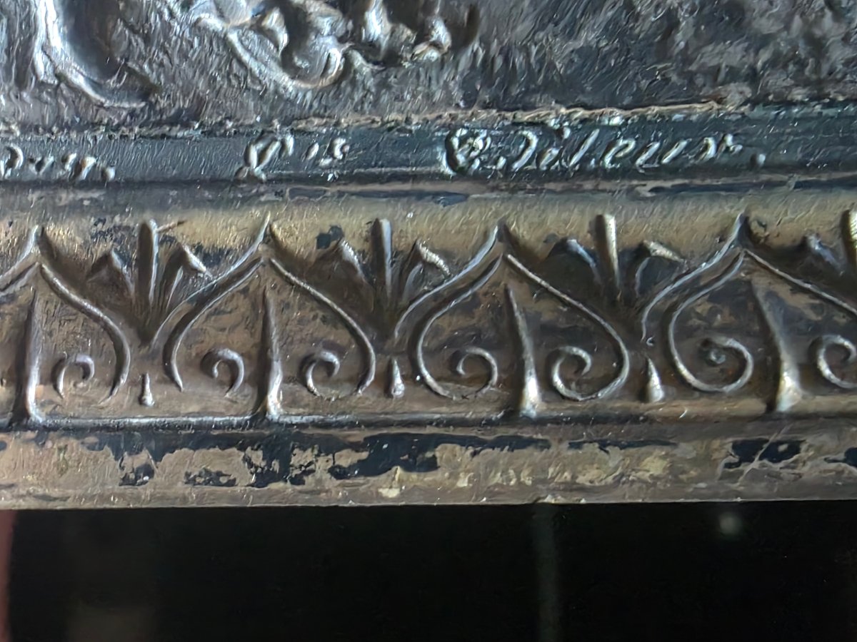 19th-century Bronze Jewelry Box Set: "tauromachy" By Léopold Oudry  -photo-6