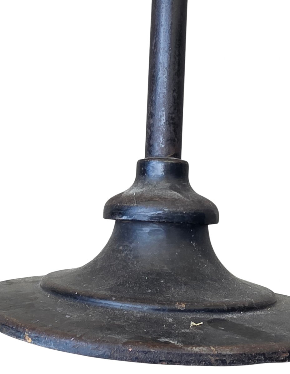  Industrial Cast-iron Sit-stand Workbench Stool, 1900s–1920s. A Magnificent Stool-photo-3