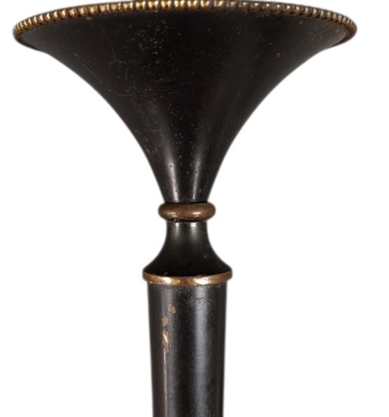 Pair Of Neoclassical-style Wall Sconces  Maison Jansen, Patinated Bronze  A Stunning Pair -photo-4