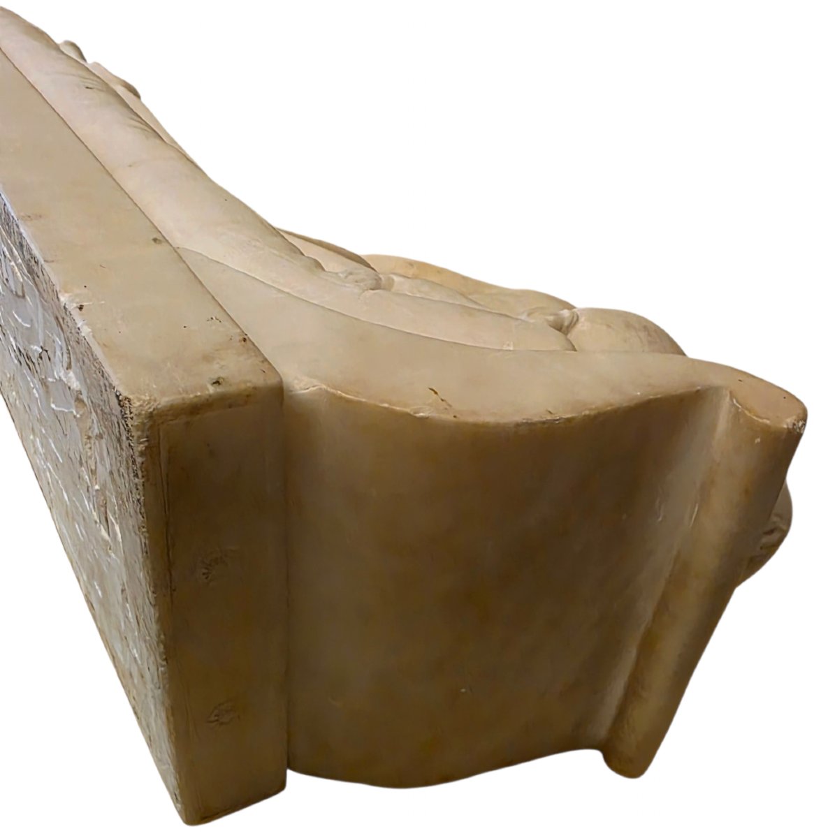  Sculpture marbre de Carrare Pauline Borghese en Vénus Victrix d'après Canova L 57cm poids 25 K-photo-2