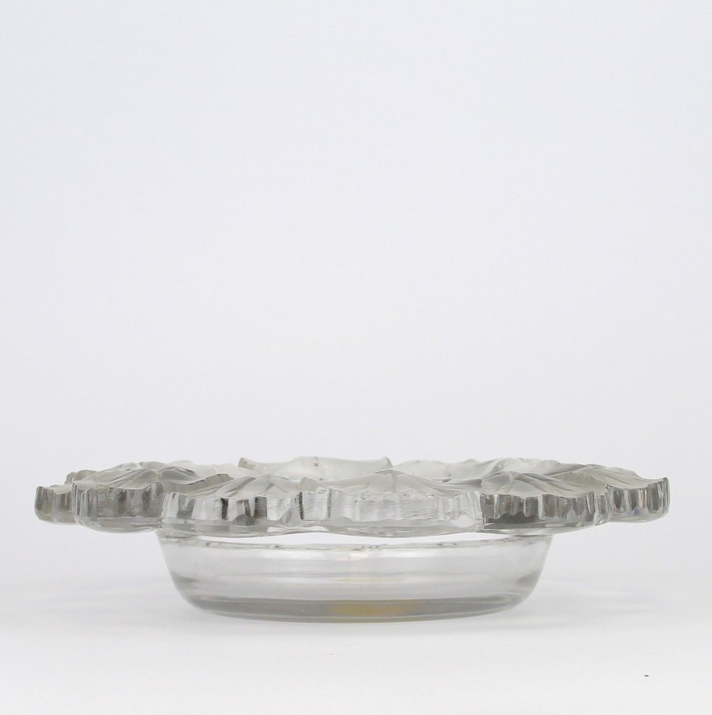  Lalique France Large Honfleur-style Trash Bowl, Crystal, 22 Cm-photo-1