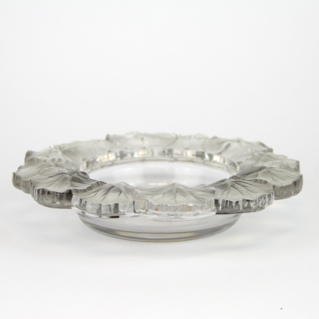  Lalique France Large Honfleur-style Trash Bowl, Crystal, 22 Cm