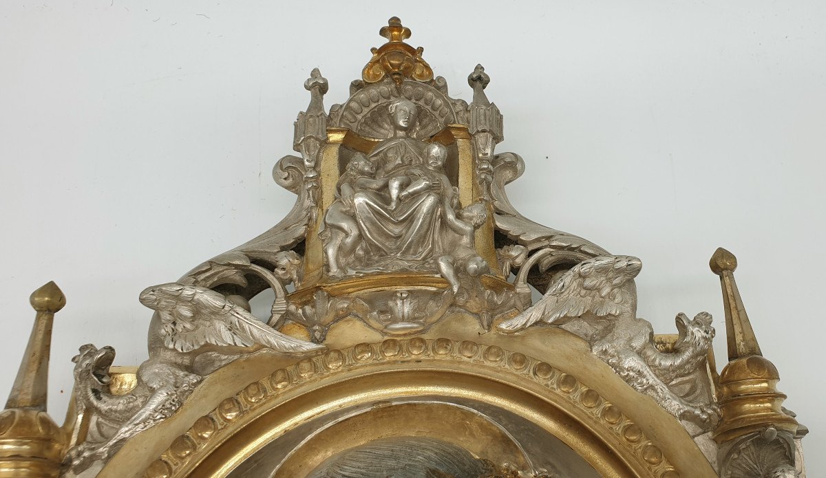Christ Bronze Two Patina Attributed To Louis Bachelet Viollet Le Duc Museum Piece-photo-2