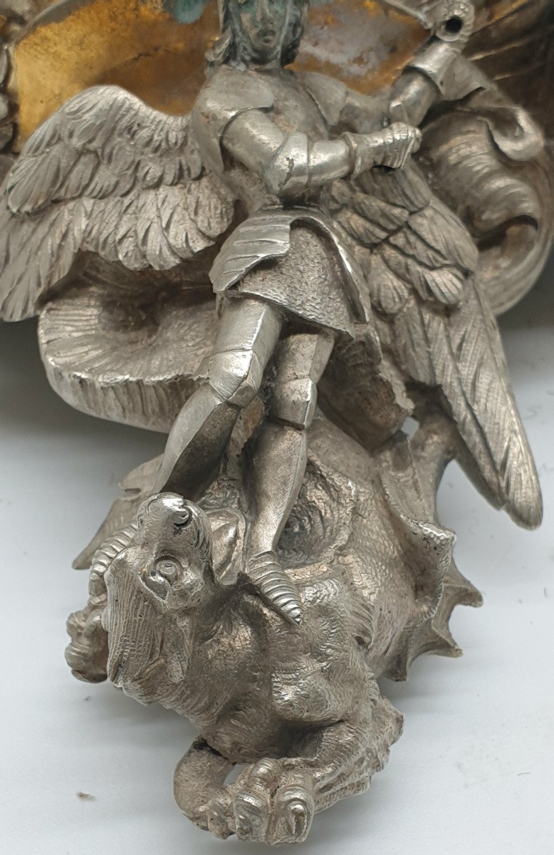 Christ Bronze Deux Patines Attribué à Louis Bachelet dans le goût Viollet Le Duc Pièce Muséal-photo-6