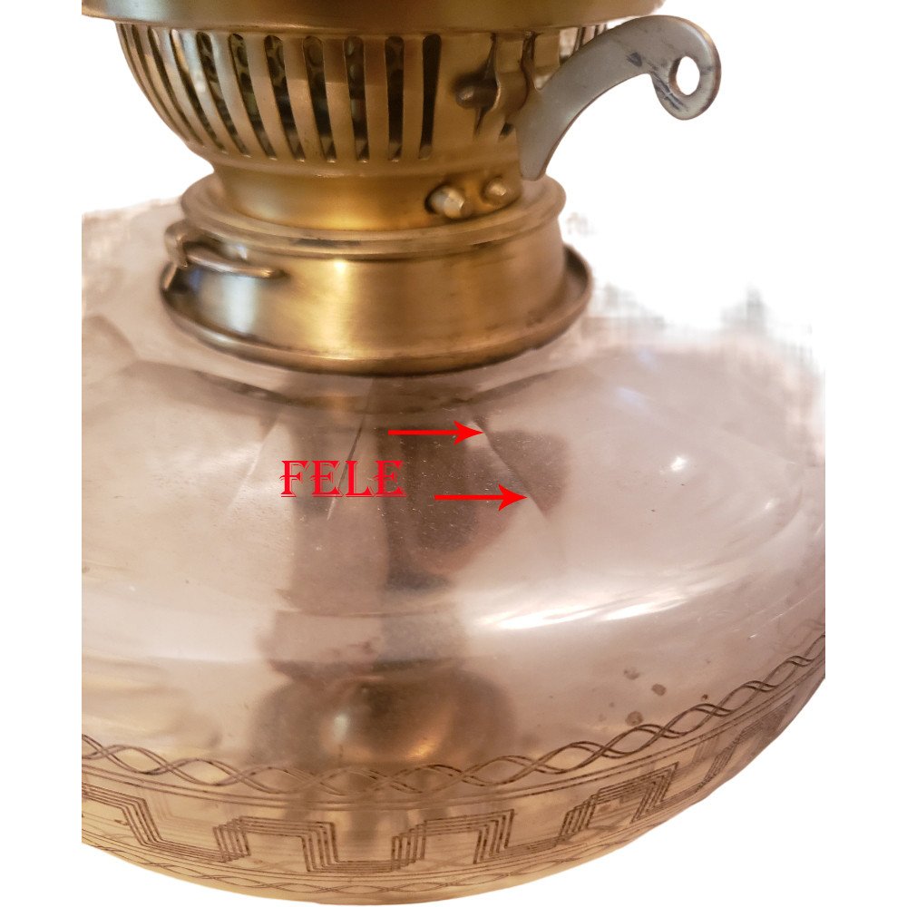 Paire De Lampes Carcel Empire En Bronze Lampe A Moderateur -photo-4