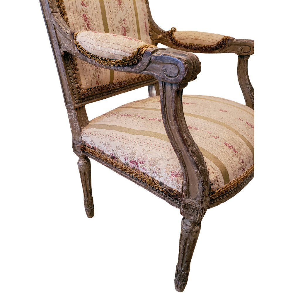 Louis XVI Doll Armchair End 18th Beginning XIX-photo-2