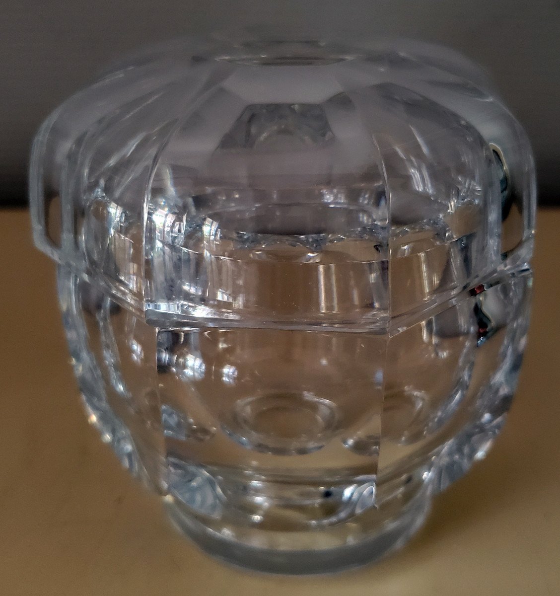 Three Perfume Bottles And A Compact Baccarat Crystal Model Malmaison-photo-4