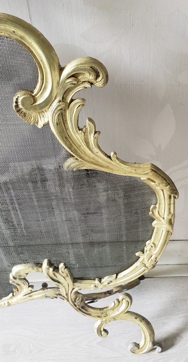 Firewall Spark Guard Gilt Bronze XIXth Napoleon III Period-photo-6