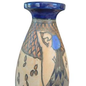 Quimper Odeta Vase Circa 1930 