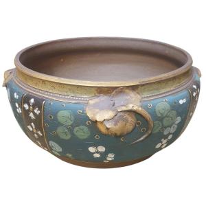 Chaplet Albert Dammouse Planter For Haviland