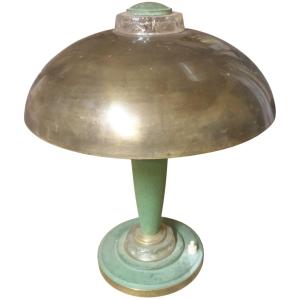 Lampe a posée champignon de Bureau Art Déco 1930