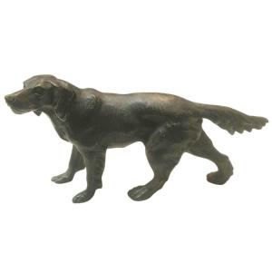 Bronze Walking Setter Eugene De Gaspary